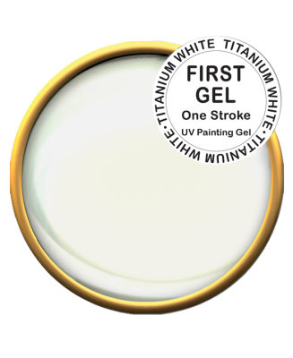 UV Geliniai dažai One stroke 5g Titanium White