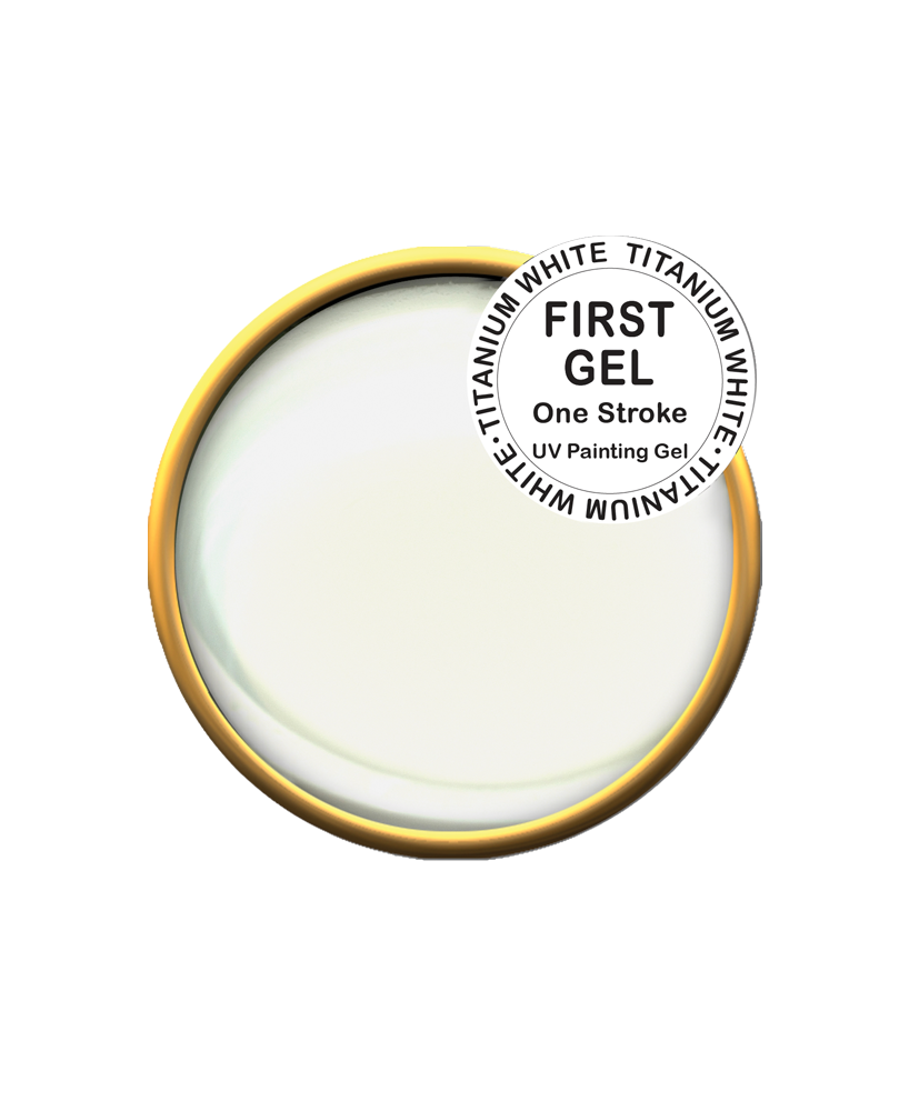 UV Geliniai dažai One stroke 5g Titanium White