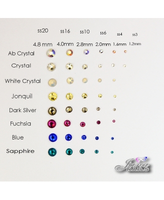 Cirkonio kristalai SS6 (aukso)
