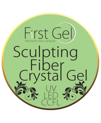 Statybinis skaidrus gelis Sculpturing Fiber Crystal Gel 50g