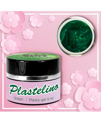 Elastingas gelis - plastelinas Žalia 5 ml