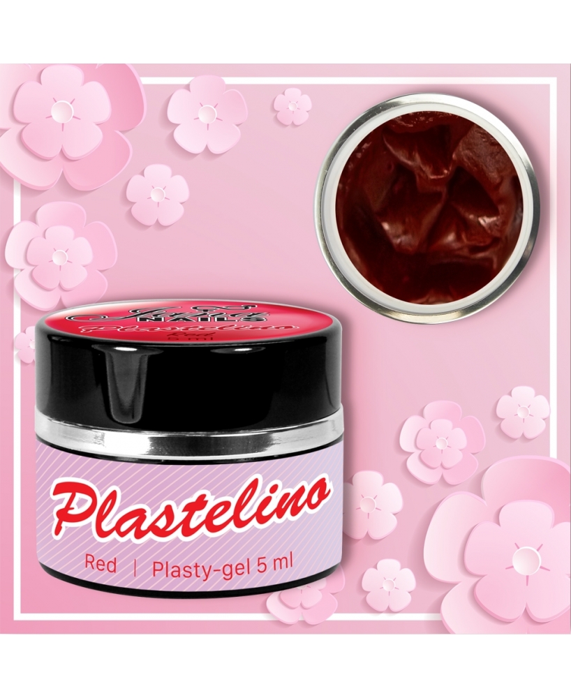 Elastingas gelis - plastelinas Raudonas 5 ml