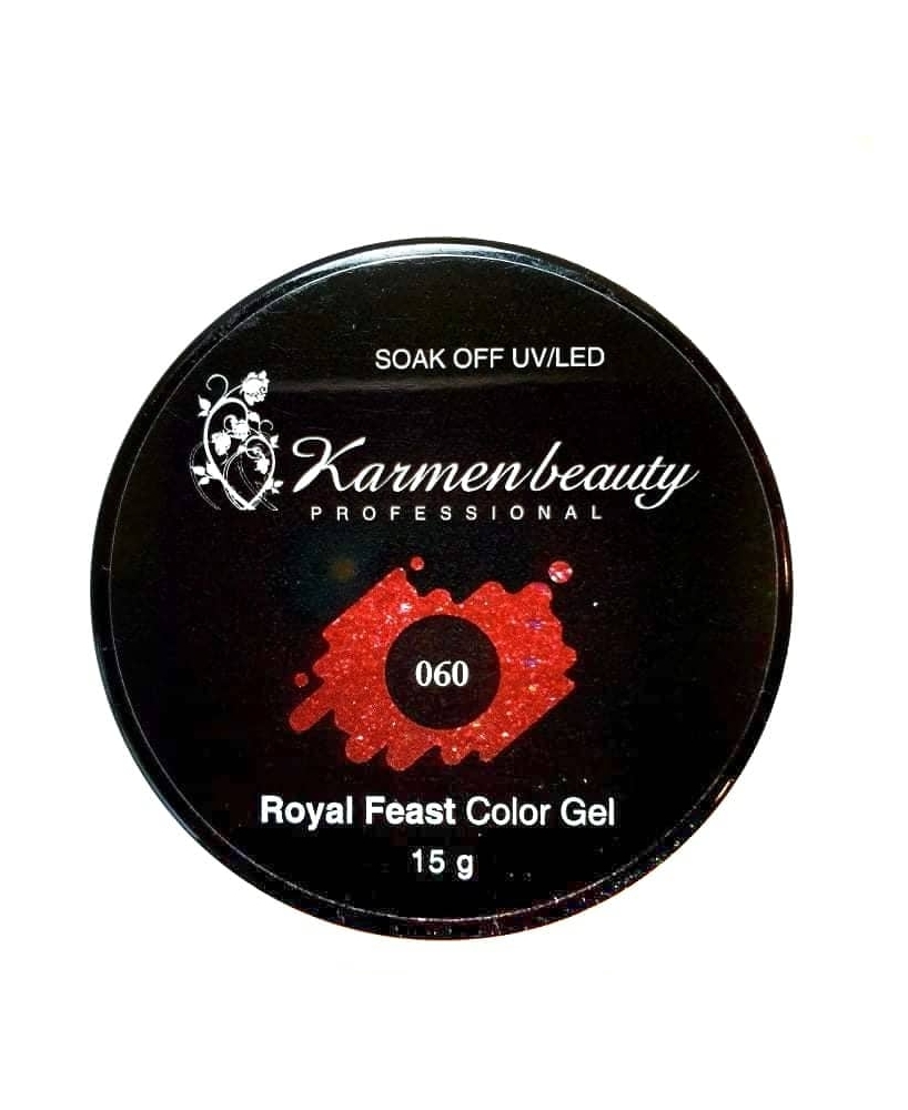 Karmen beauty blizgūs geliniai dažai 15ml.