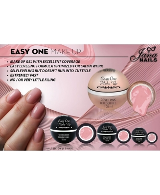 Statybinis gelis Easy One "Make Up" / Cover Pink -15 ml