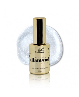 Milky Diamond Top Coat viršutinis sluoksnis 10ml