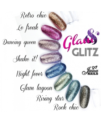 Geliniai dažai Glam & Glitz ROCK CHIC