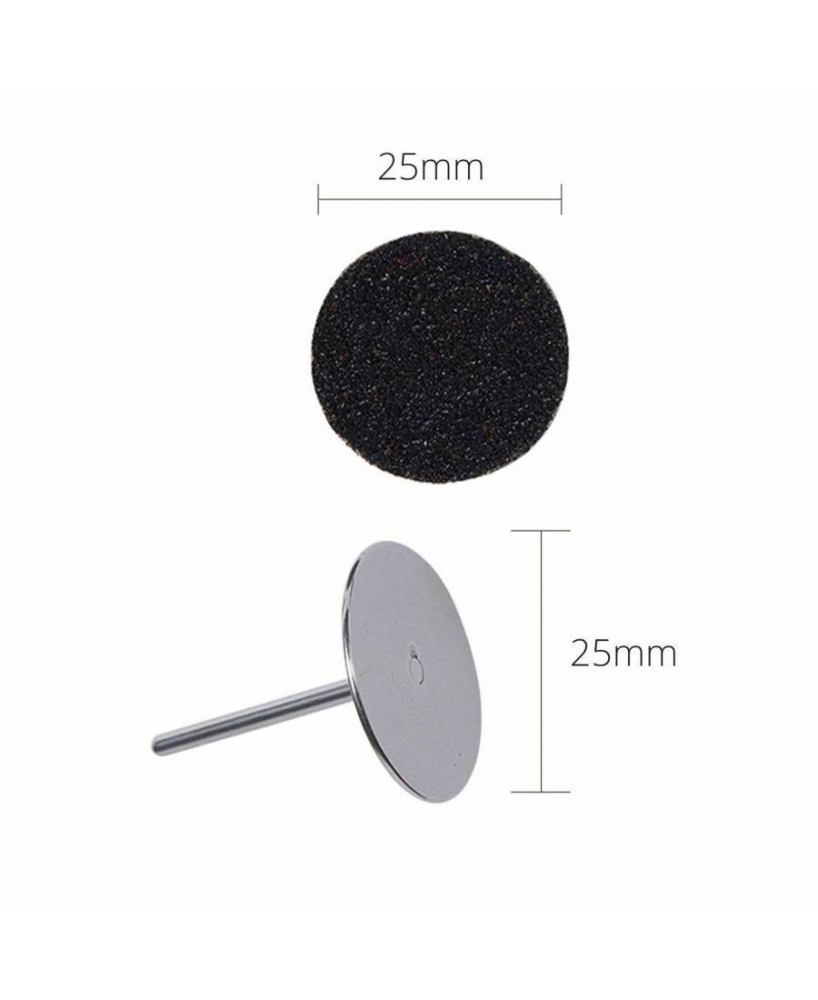 Podo diskas + keičiamų abrazyvų rinkinys 25mm