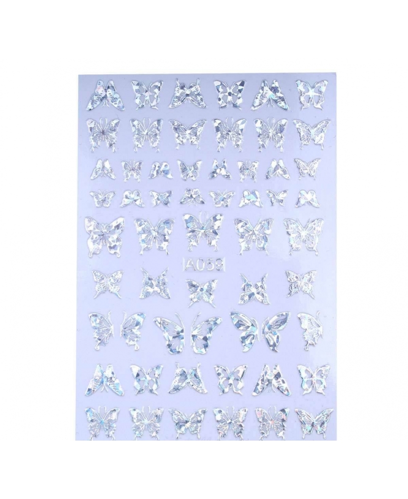 3D lipnūs lipdukai nagams