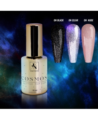 Viršutinis sluoksnis Cosmos glitter top coat 10ml