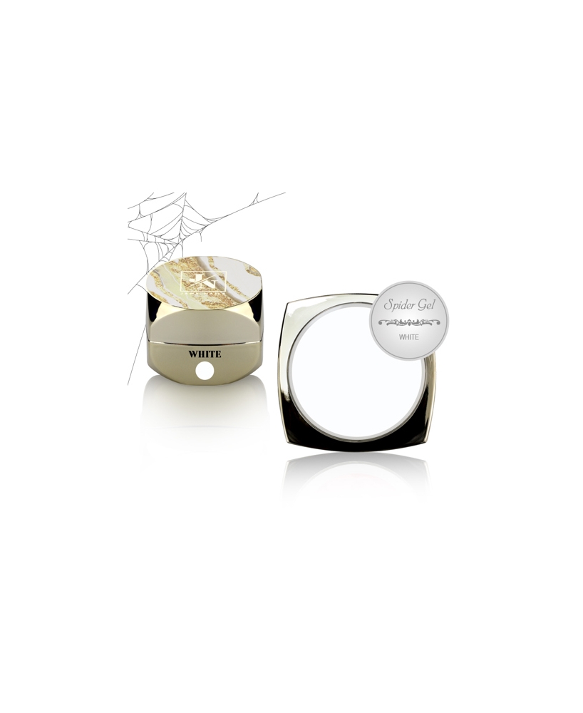 Jana Nails spider gelis dizainams (Baltas)