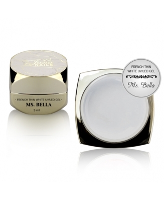 Gelis prancūziškam dizainui Ms. Bella french thin gel 5ml